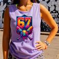 67 Meme Trendy Baseball Number 67 Player Six Seven Comfort Colors Tank Top Lagoon