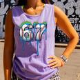 Baseball 67 Six Seven Gen Alpha Meme Blue Drip Boys Comfort Colors Tank Top Lagoon