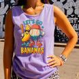 Baseball Banana Sports Drip Art For Kids Comfort Colors Tank Top Lagoon
