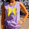 Baseball Bow Baseball Mom Women Baseball Mama Comfort Colors Tank Top Lagoon