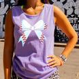 Baseball Bow Baseball Mom Women Baseball Mama Premium Comfort Colors Tank Top Lagoon