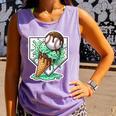 Baseball Boys Ice Cream Drip Baseball Boys Youth Mint Choco Comfort Colors Tank Top Lagoon