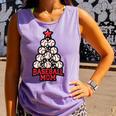 Baseball Christmas Tree Proud Baseball Mom Tee Comfort Colors Tank Top Lagoon