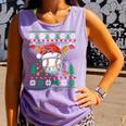 Baseball Christmas Ugly Sweater Santa Sport Men Kids Comfort Colors Tank Top Lagoon