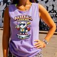 Baseball Cute Youth Ice Cream Valentine Day Sporty Fun Comfort Colors Tank Top Lagoon