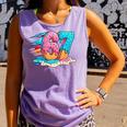 Baseball Drip Ice Cream 67 Graffiti Splash Melt Comfort Colors Tank Top Lagoon