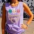 Baseball Drip Icecream Comfort Colors Tank Top Lagoon