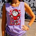 Baseball Drip Icecream Heart Red Valentine Day Boys Kids Comfort Colors Tank Top Lagoon