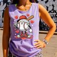Baseball Drip Valentine Boys Women Men Hearts Sport Love Comfort Colors Tank Top Lagoon