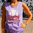 Baseball Game Day There Is No Crying In Baseball Comfort Colors Tank Top Lagoon