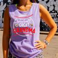 Baseball Great Grandma Of A Baseball Player Great Grandma Comfort Colors Tank Top Lagoon