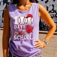 Baseball Happy 100 Days Of School Boy Girl Kid Teacher Comfort Colors Tank Top Lagoon