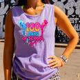 Baseball Ice Cream Drip 100 Days Of School Boys Girls 100th Comfort Colors Tank Top Lagoon