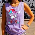 Baseball Ice Cream Drip Dabbing Sports Sprinkles For Boys Comfort Colors Tank Top Lagoon