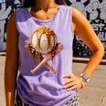 Baseball Ice Cream Drip Style Melting Ice Cream Youth Teen Comfort Colors Tank Top Lagoon