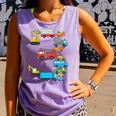 Baseball Ice Cream Drip Vehicles Youth Baseball Drip Premium Tri-Blend Comfort Colors Tank Top Lagoon