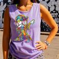 Baseball Ice Cream Dripping Dabbing Baseball Drip Comfort Colors Tank Top Lagoon