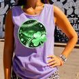 Baseball Irish Shamrock Lucky Clover St Patricks Day Boys Comfort Colors Tank Top Lagoon