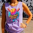 Baseball Lifestyle Drip Icecream Comfort Colors Tank Top Lagoon