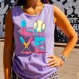 Baseball Love Drip Ice Cream Colorful Baseball Comfort Colors Tank Top Lagoon
