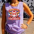Baseball Is My Love Language Valentine Comfort Colors Tank Top Lagoon