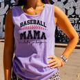 Baseball Mama Lets Go Boys Mother Baseball Mom Comfort Colors Tank Top Lagoon