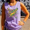Baseball Mardi Gras Home Plate Ice Cream Drip Carnival Mask Comfort Colors Tank Top Lagoon Baseball Mardi Gras Home Plate Ice Cream Drip Carnival Mask Comfort Colors Tank Top Lagoon
