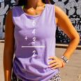 Baseball Math 6 4 3 2 Double Play Cute Softball Game Premium Tri-Blend Comfort Colors Tank Top Lagoon