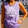 I Like Baseball And Maybe 3 People Baseball Player Comfort Colors Tank Top Lagoon I Like Baseball And Maybe 3 People Baseball Player Comfort Colors Tank Top Lagoon