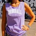 Baseball Mom Attitude Cute Baseball Mom's Sport And Athletic Premium Comfort Colors Tank Top Lagoon