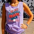 In My Baseball Mom Era Groovy Mom Baseball Mama Mother's Day Comfort Colors Tank Top Lagoon