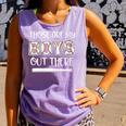 Baseball Mom And Grandma Those Are My Boys Baseball Game Comfort Colors Tank Top Lagoon