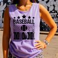 Baseball Mom Baseball Lover Mom Comfort Colors Tank Top Lagoon