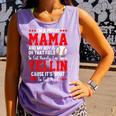 Baseball Mom Mama Baseball Lover Sport Mother's Day Comfort Colors Tank Top Lagoon