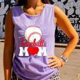 Baseball Mom Mama Mother's Day Sport Lover Comfort Colors Tank Top Lagoon