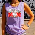 Baseball Mom Mother's Day For Mom Game Day Outfit Comfort Colors Tank Top Lagoon