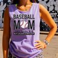 Baseball Mom Not Like a Normal Mom Baseball Mama Comfort Colors Tank Top Lagoon