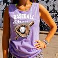 Baseball Mom Baseball Player Comfort Colors Tank Top Lagoon