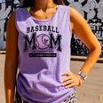 Baseball Mom Shirt Baseball Mama Loud And Proud Comfort Colors Tank Top Lagoon