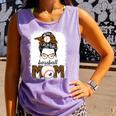 Baseball Mom Women Messy Bun Leopard Mother's Day Comfort Colors Tank Top Lagoon Baseball Mom Women Messy Bun Leopard Mother's Day Comfort Colors Tank Top Lagoon
