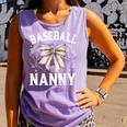 Baseball Nanny Baseball Coquette Bow Comfort Colors Tank Top Lagoon Baseball Nanny Baseball Coquette Bow Comfort Colors Tank Top Lagoon