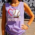 Baseball Nona Family Matching Cute Baseball Lover Comfort Colors Tank Top Lagoon