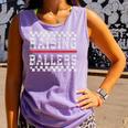 Baseball Player Raising Ballers Game Day Respect The Drip Comfort Colors Tank Top Lagoon