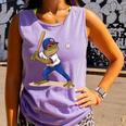 Baseball Puerto Rico Patriotic Flag Boricua Baseball Player Comfort Colors Tank Top Lagoon