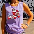 Baseball Santa 67 Christmas Xmas Pajamas Boys Comfort Colors Tank Top Lagoon