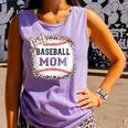 Baseball-Shirt Women Girls Mama Baseball Mom Comfort Colors Tank Top Lagoon