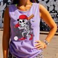 Baseball Skeleton Halloween Playing Comfort Colors Tank Top Lagoon Baseball Skeleton Halloween Playing Comfort Colors Tank Top Lagoon