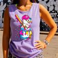 Baseball Snowman Drip Christmas Baseball Boys Men Kids Comfort Colors Tank Top Lagoon