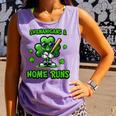 Baseball St Patrick's Day Irish Shamrock Trendy Comfort Colors Tank Top Lagoon