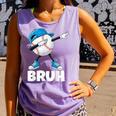 Boys Baseball Graphic Tee Teen Apparel Cute Meme Bruh Comfort Colors Tank Top Lagoon